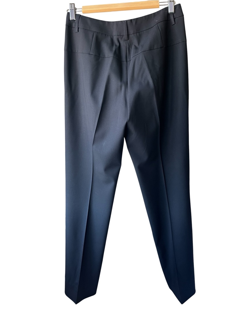 Giorgio Armani Black Virgin Wool Pant Suit IT 42 US 6 Made In Italy Blazer - Picture 9 of 16